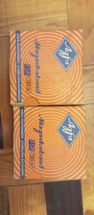 Bobinas de fita magnética Basf Agfa