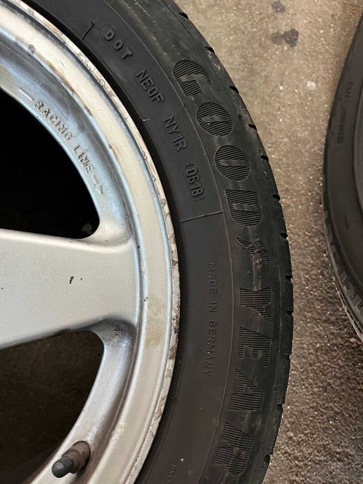 4 Jantes R16 5×112 7j et45 + Pneus Goodyear efficient 205/55/R16 91V