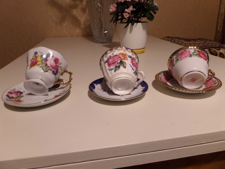 Filiżanki +śłuchawki dla Kaji