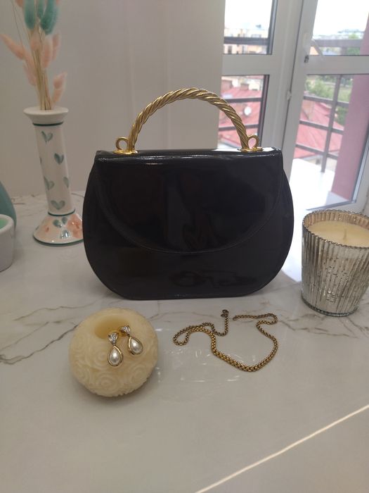 Сережки позолота вінтаж імітація перлин M&S