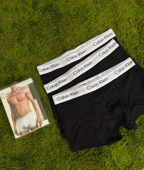 Bokserki Calvin Klein 3 pary nowe czarne rozmiar L