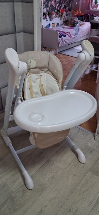 Krzesełko do karmienia plus huśtawka