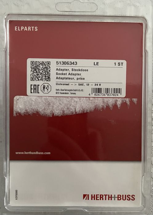 Adapter Gniazdo Wtykowe Herth+Buss
