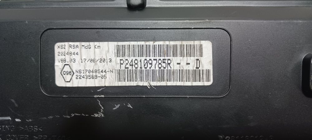 Quadrante / painel de instrumentos RENAULT Master III Combi (JV)