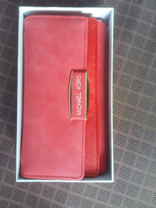 Portfel czerwony Michael Kors