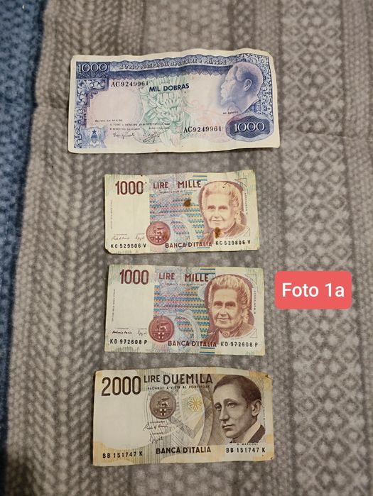 Venda / troca de notas antigas de vários países