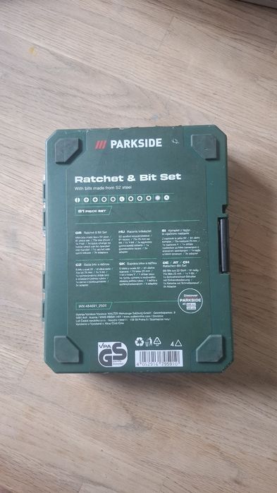 Zestaw Bitów Bity Bits 81 ele. + Grzechotka + Etui PARKSIDE