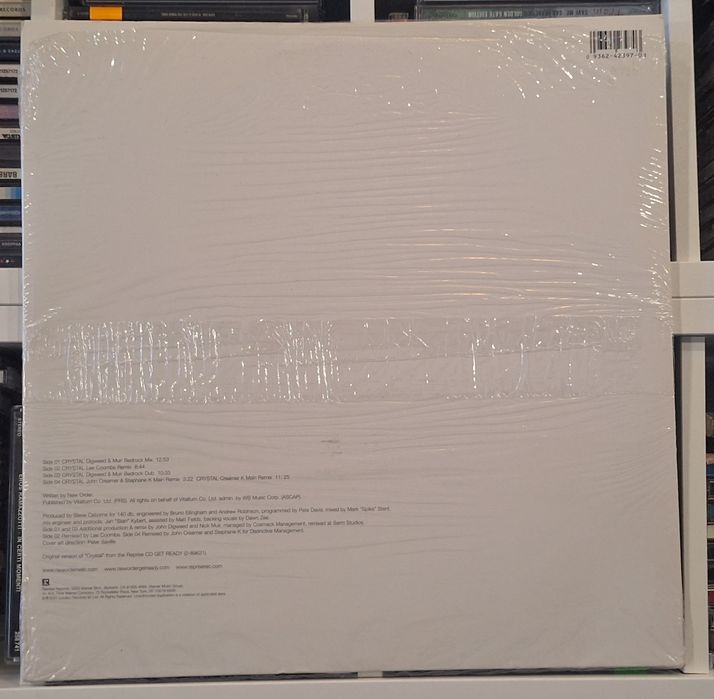 New Order Crystal winyl 2001 USA . NM folia