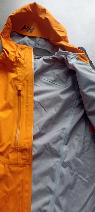 Kurtka męska 3-warstwowa Helly Hansen Shell Verglas pomarańczowa XL