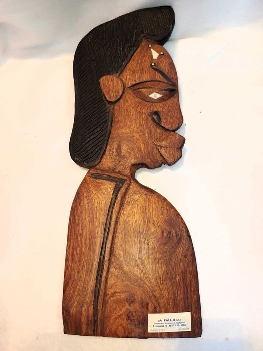 Lote Peças Bustos Arte Africana