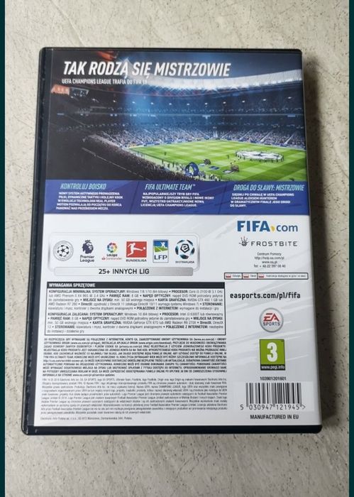 Gra FIFA 19 PC dvd