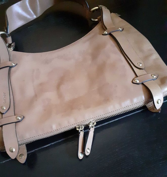 Mala DKNY Donna Karan camel pele