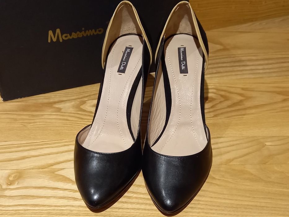 Massimo Dutti czółenka 100% skóra 39