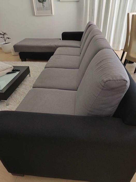 sofa sala com chaise long