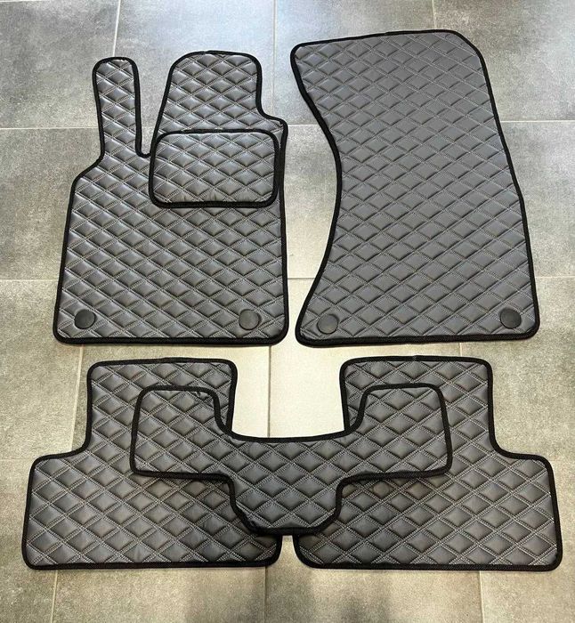 Коврики із екошкіри для Ауді\ Audi Q5\ Q3\ Q7\ Q8\ Q4 e-tron\еко шкіра