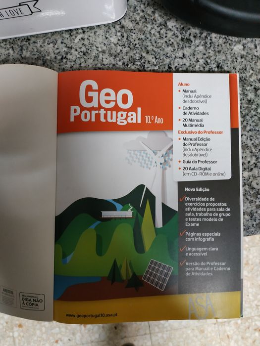 Livro de Geografia 10 ano Rio Tinto • OLX.pt