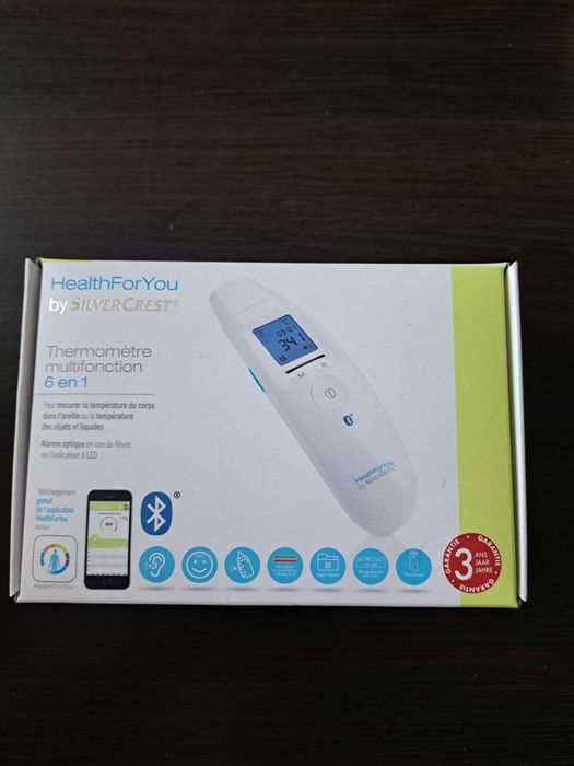 Termometry Wielofunkcyjny termometr 6w1 SilverCrest Bluetooth