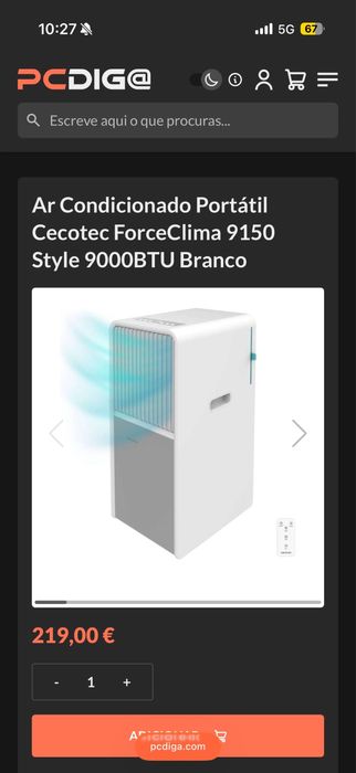 Ar condicionado portatil
