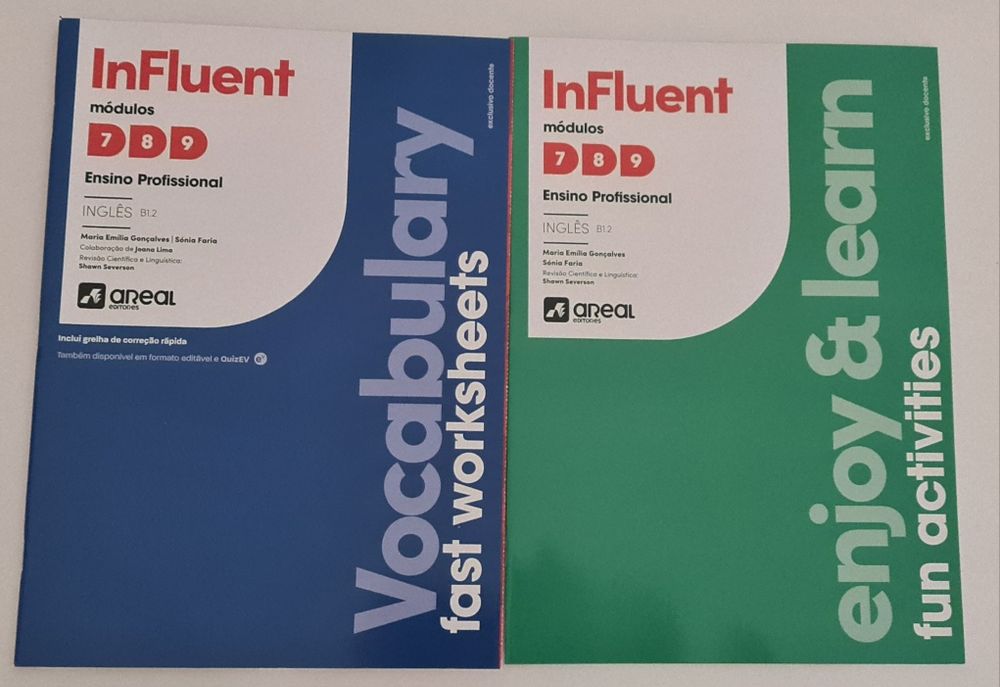 Manual Influent inglês. Novo. 7, 8,9.