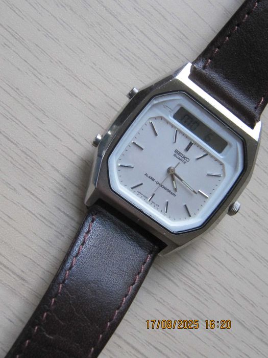 Seiko dual time oryginalny zegarek