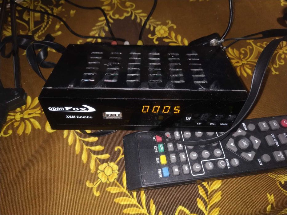 Приставка т2 t2, спутник openfox x6m