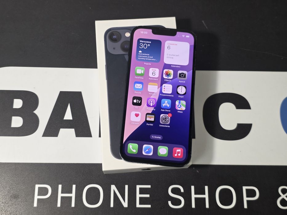 Sklep Apple Iphone 13 128gb midnight bateria 83%