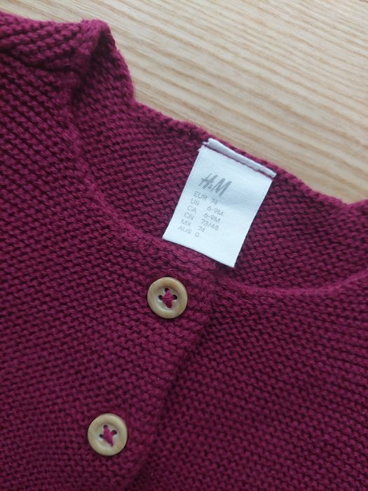 2 sztuki sweterki niemowlęce 74 H&M F&F