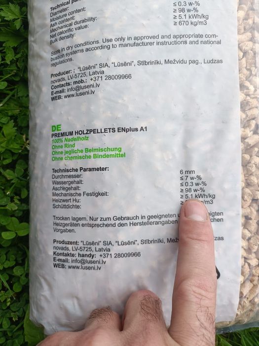 Pellet klasa Premium z dostawą