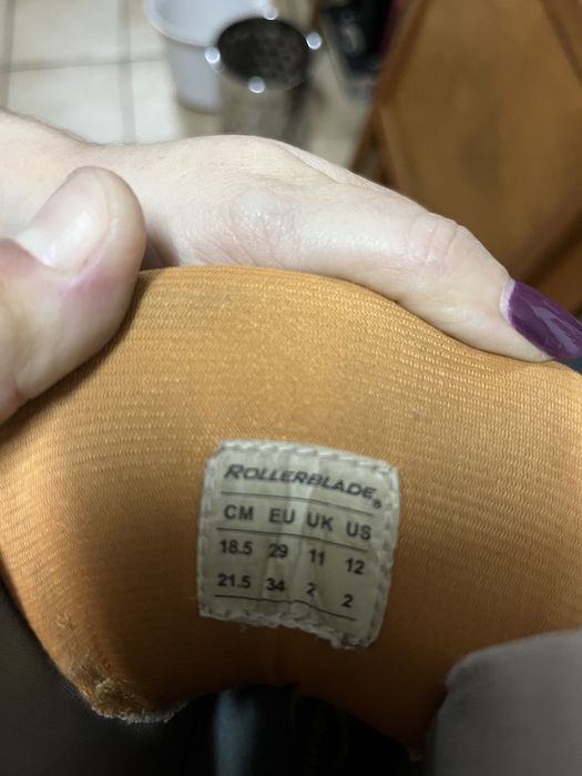 Patins em linha criança Rollerblade - tamanho ajustável  29 a 34