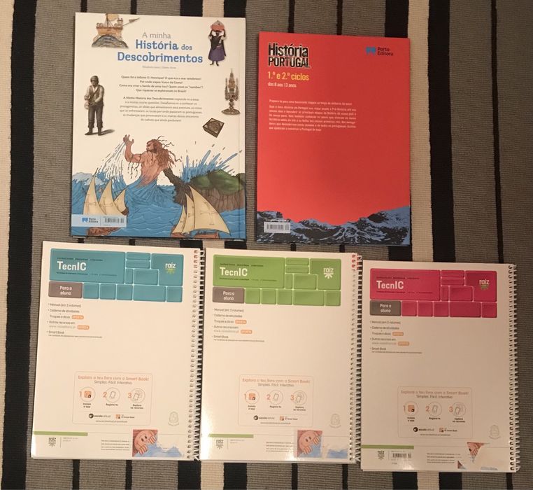 Livros educativos História e TIC