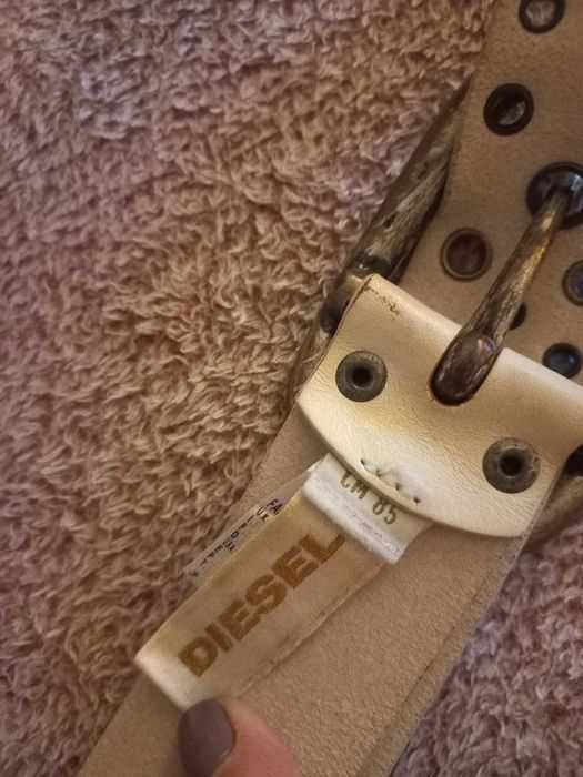 DIESEL skóra pasek nowy 85 cm