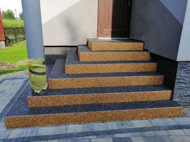 Kamienny dywan posadzki żywiczne