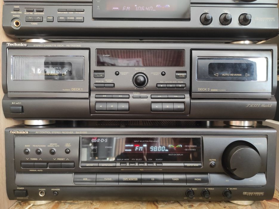 Wzmacniacz Technics su-a700 amplituner Technics sa-ex320 . Sa-ax530