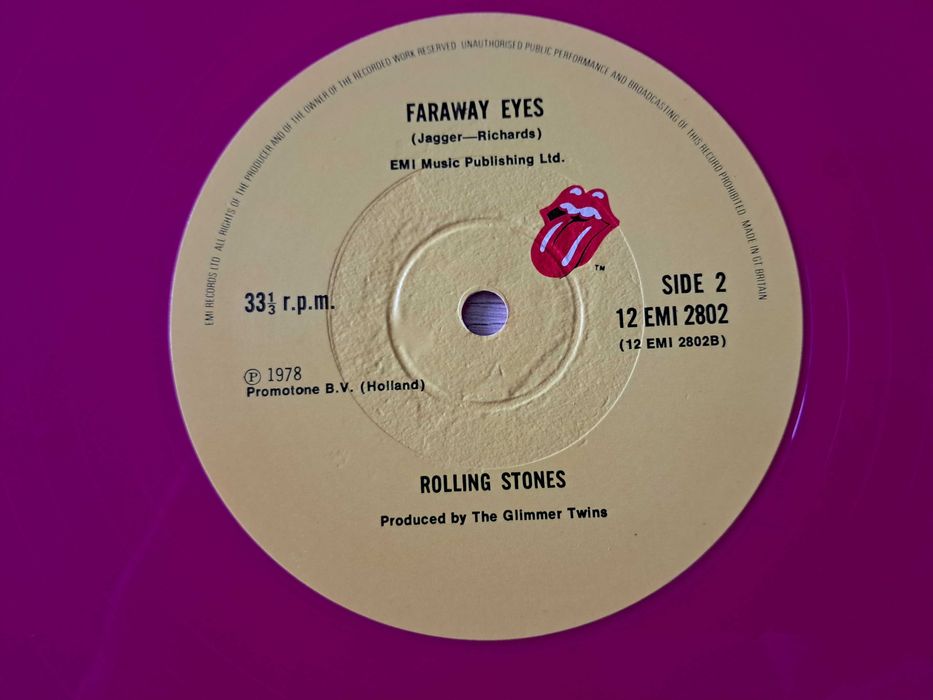 Rolling Stones  Miss You  WINYL UK  PINK  EX