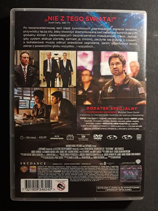 Geostorm | Gerard Butler | Ed Harris | DVD