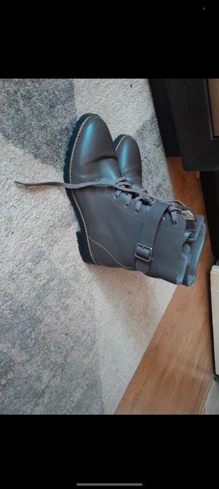 trzewiki trapery skórzane