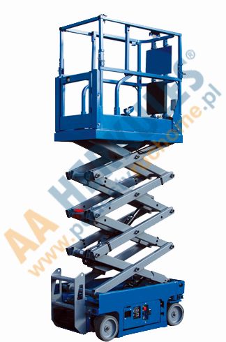 Wynajem podnośnika zwyżki podestów ruchomych ładowarki AA HERKULES