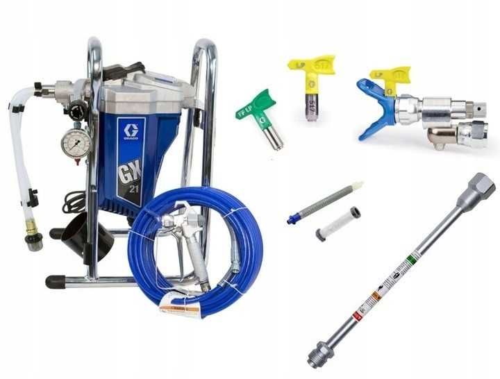 Wynajem wypożyczalnia AGREGAT MALARSKI GRACO GX 21 zamrażarka do rur