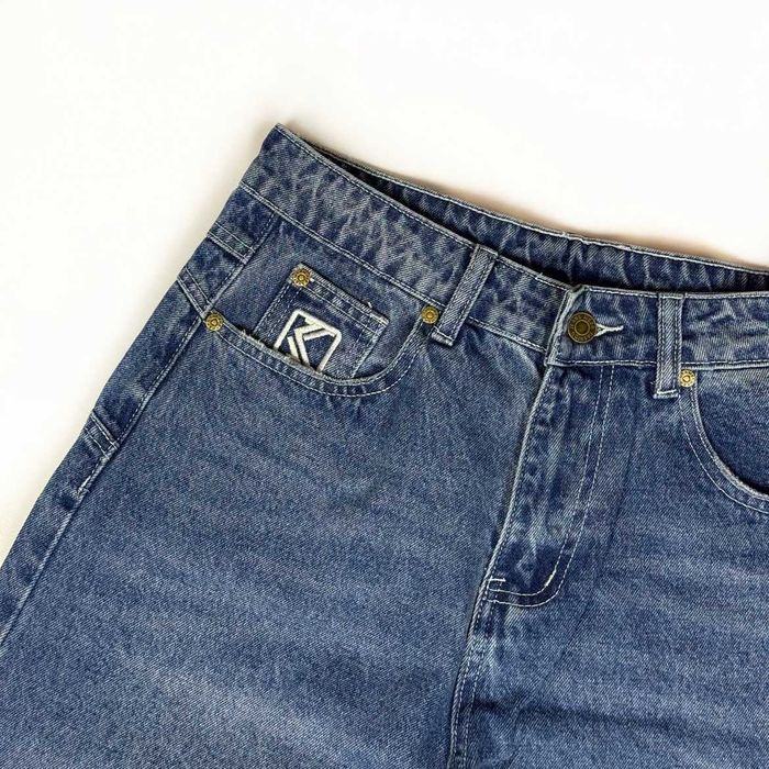 Джинси KARL KANI Blue JEANS rap pants baggy y2k sk8 штани