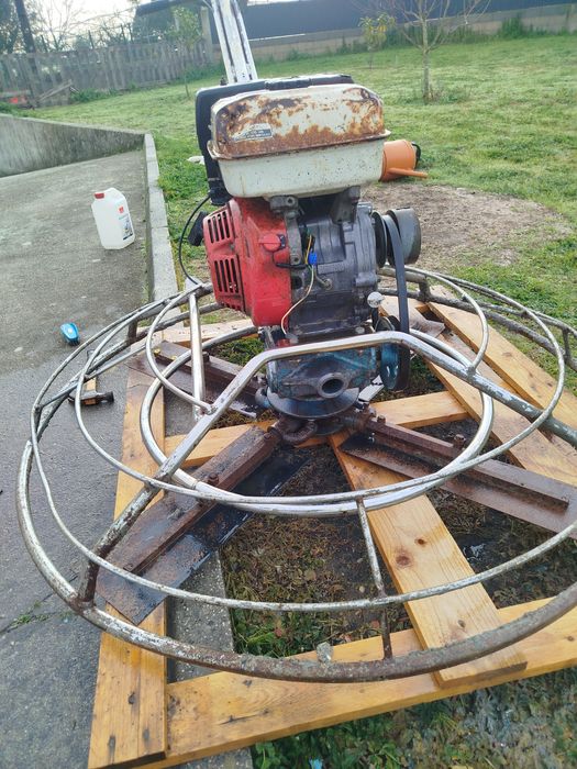 Helicóptero de polir betão motor honda