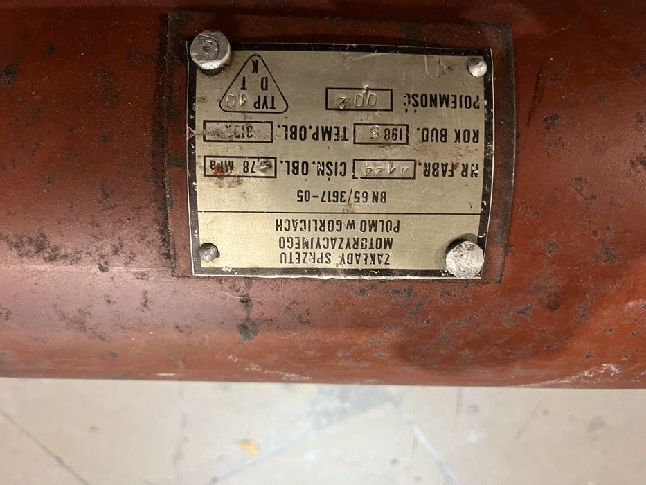 Zbiornik powetrza zetor Ursus orginalny PRL Polmo