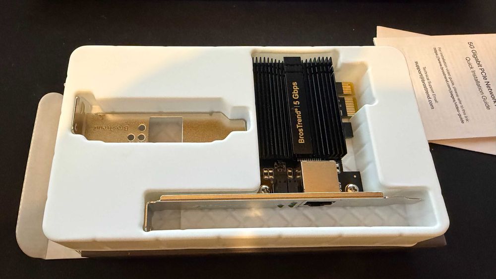 Placa de Rede PCIe 5GbE BrosTrend