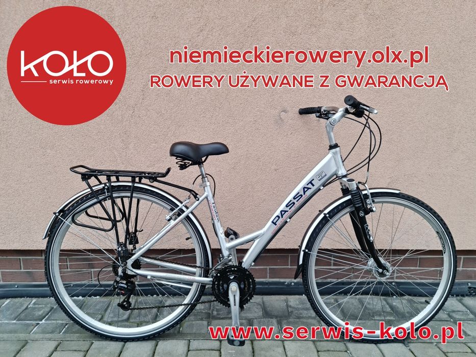 Rower damski damka PASSAT koła 28 SHIMANO DEORE aluminium okazja