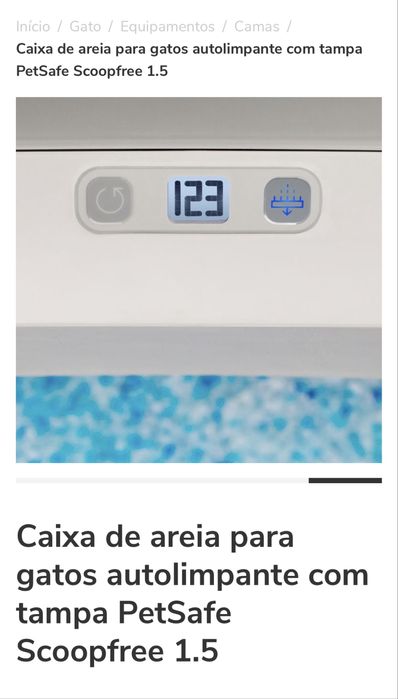 Caixa de areia automatica