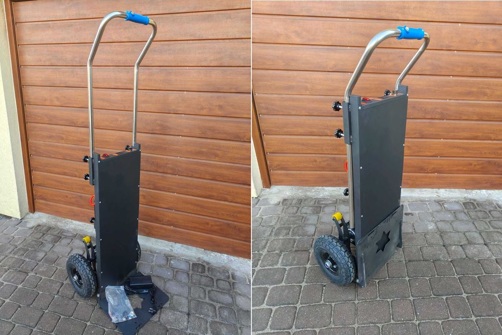 Schodołaz elektryczny 400kg wózek transportowy na schody krokowy