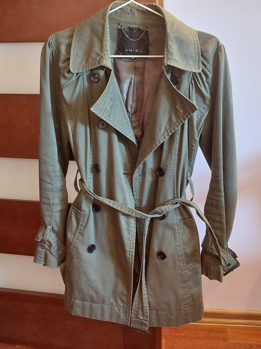 Płaszcz khaki amisu r.38