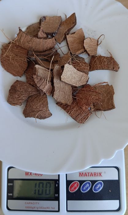 Чипсы кокосовой скарлупы