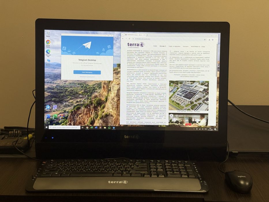 Сенсорний моноблок terra (512GB ssd) читайте опис! WORD/EXCEL 2024 !