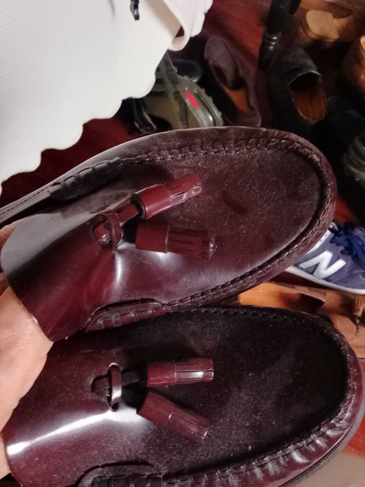 lote de 4 pares de sapatos de homem