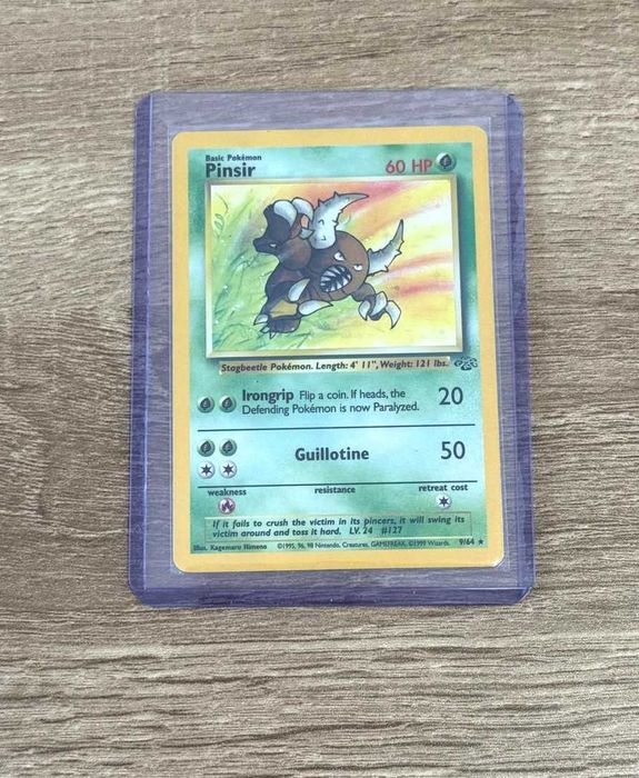 Pinsir Holo 9/64 Jungle Carta Original Pokémon TCG Wotc - ING